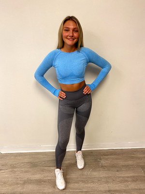 Seamless Leggings - Light Gray