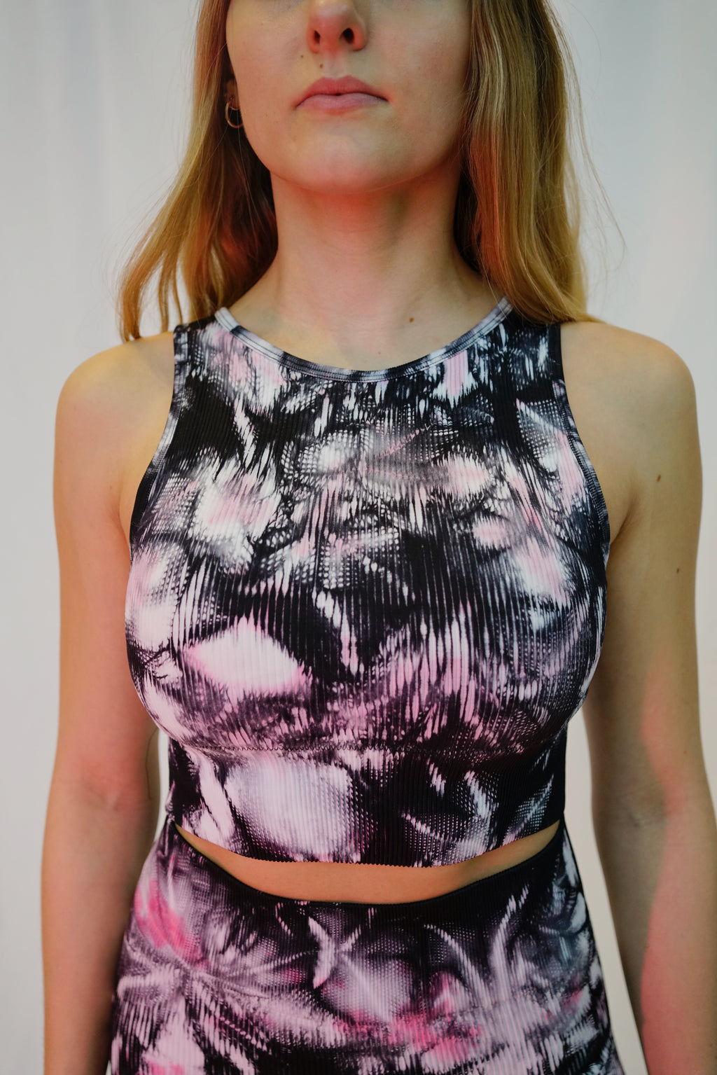 NEW Cropped Tank - Zebra