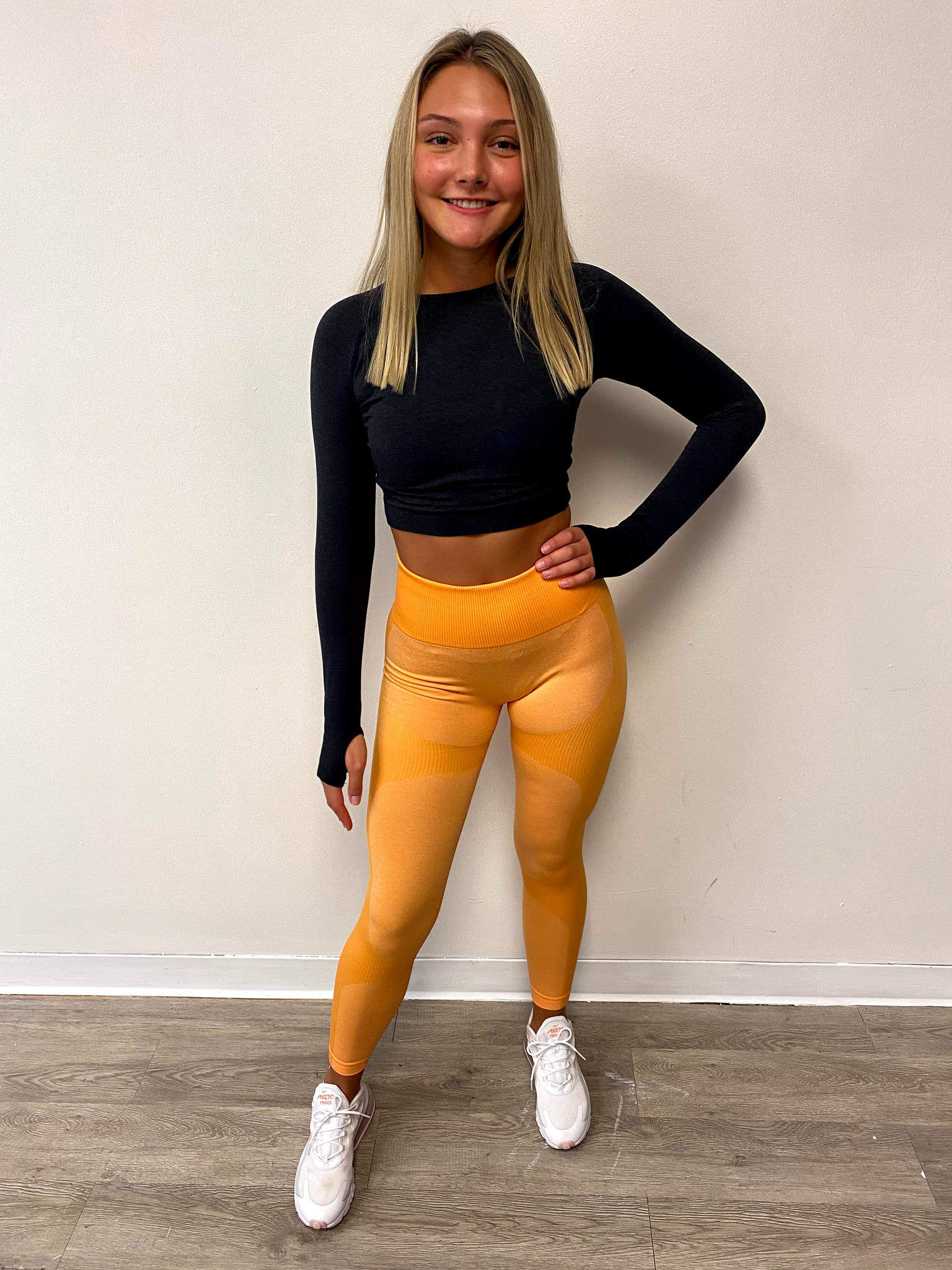 Seamless Leggings - Sun Orange