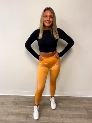 Seamless Leggings - Sun Orange