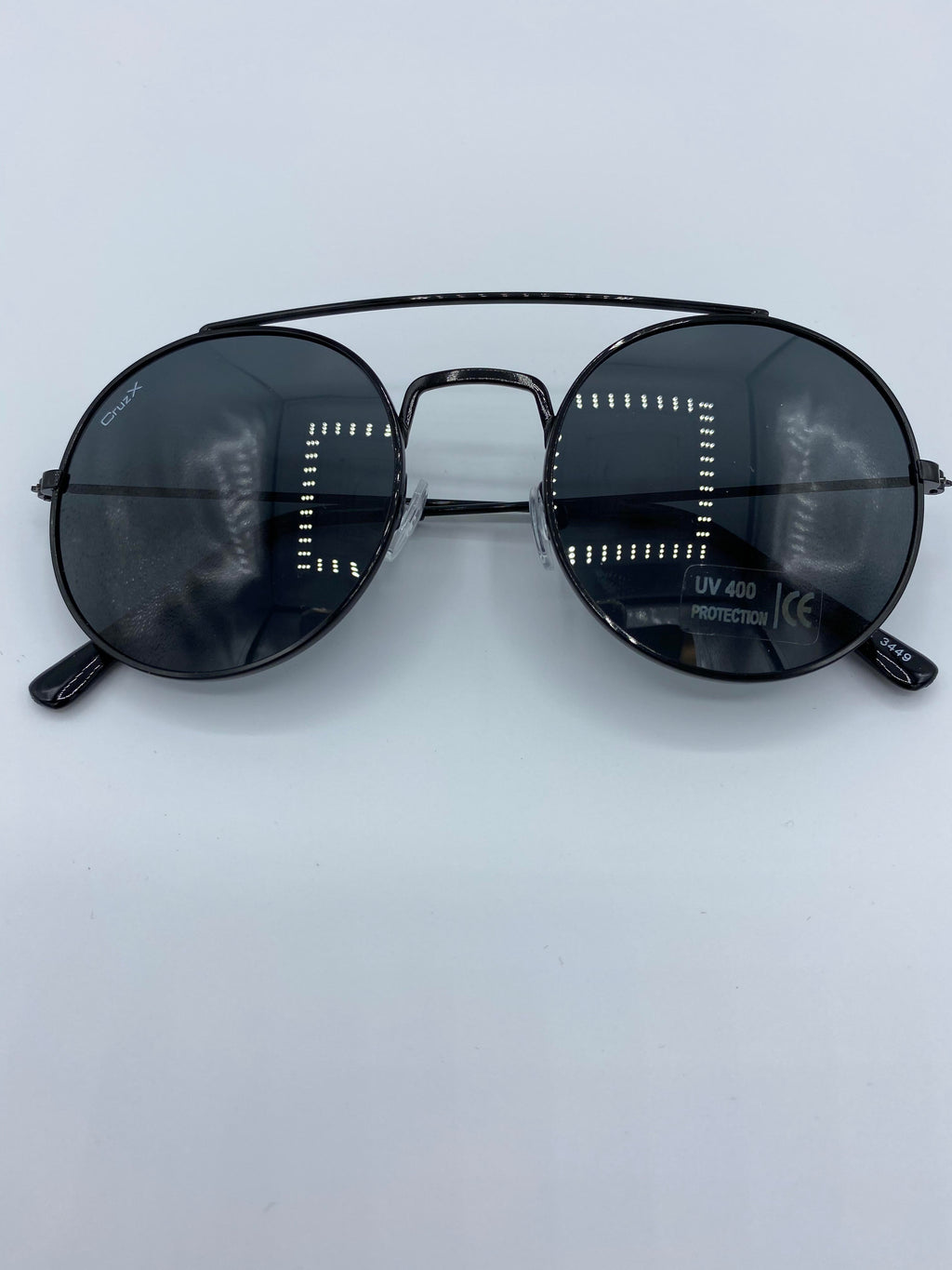 Rounded Double Bridge Sunglasses
