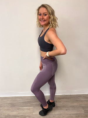 Seamless Leggings - Dark Purple