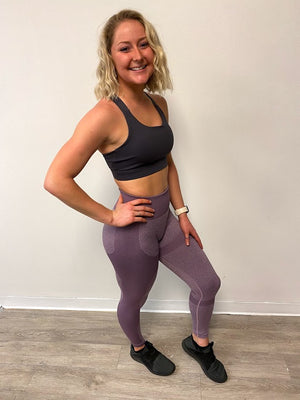Seamless Leggings - Dark Purple