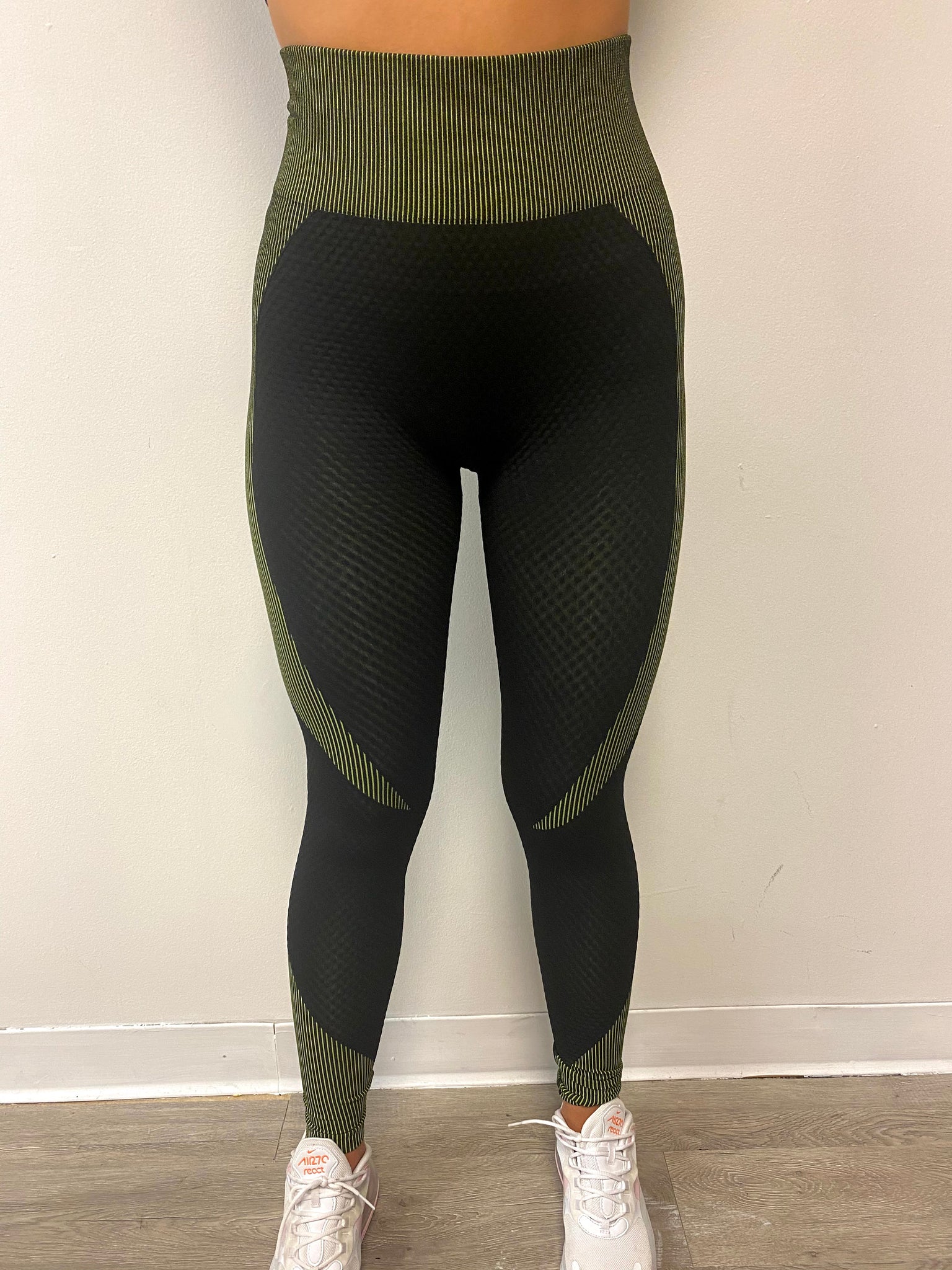 NEW Cloud Leggings - Lime green/Black