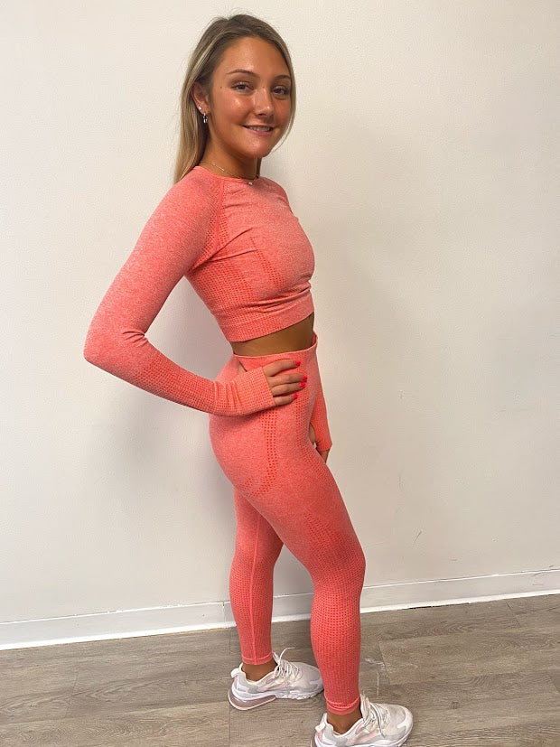 NEW Seamless Leggings - Coral Pink