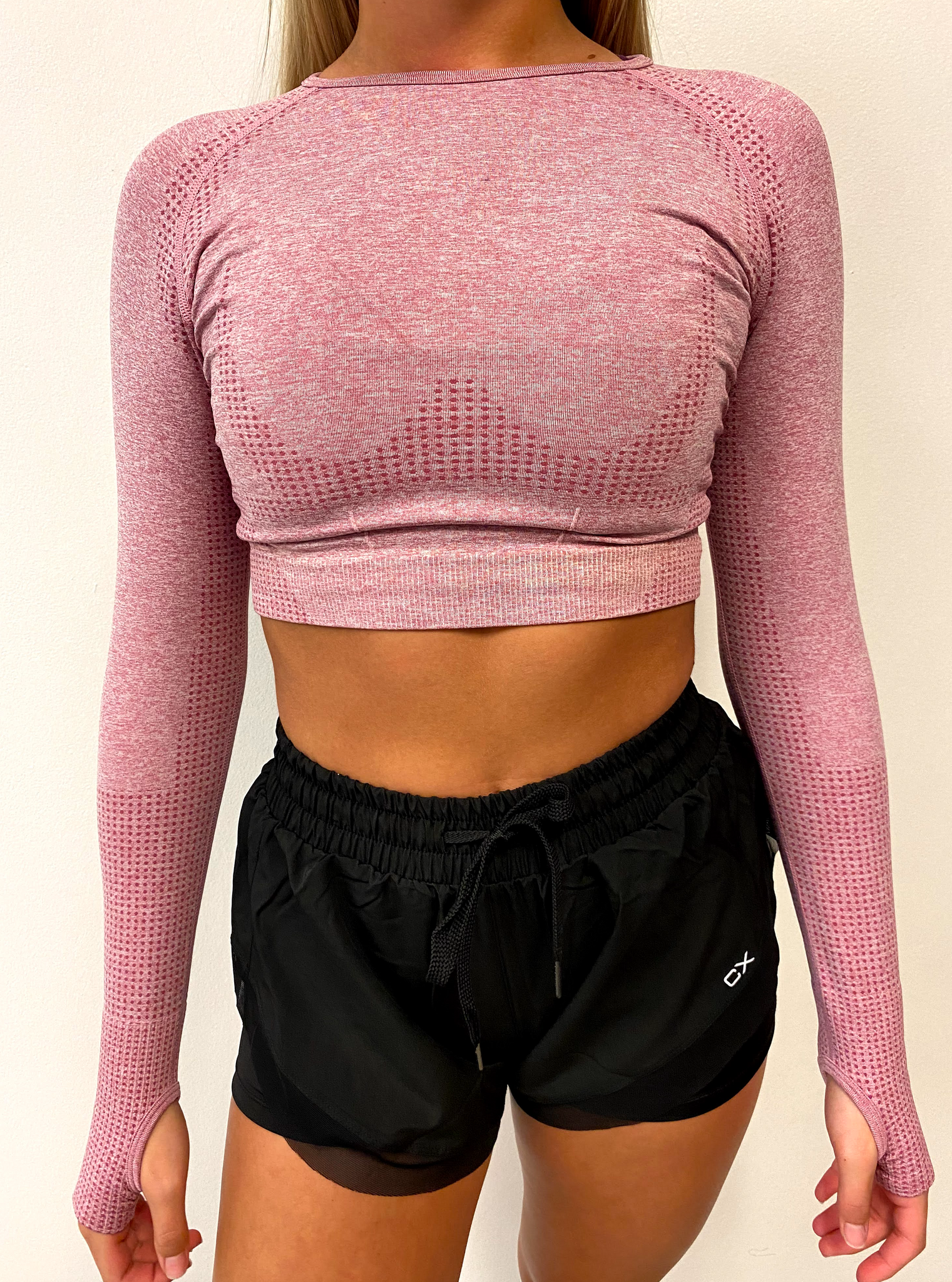 Two-in-one Athletic Shorts Fabric Liner - Black